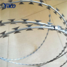 Electro galvanized wire for BTO-22 razor barbed wire